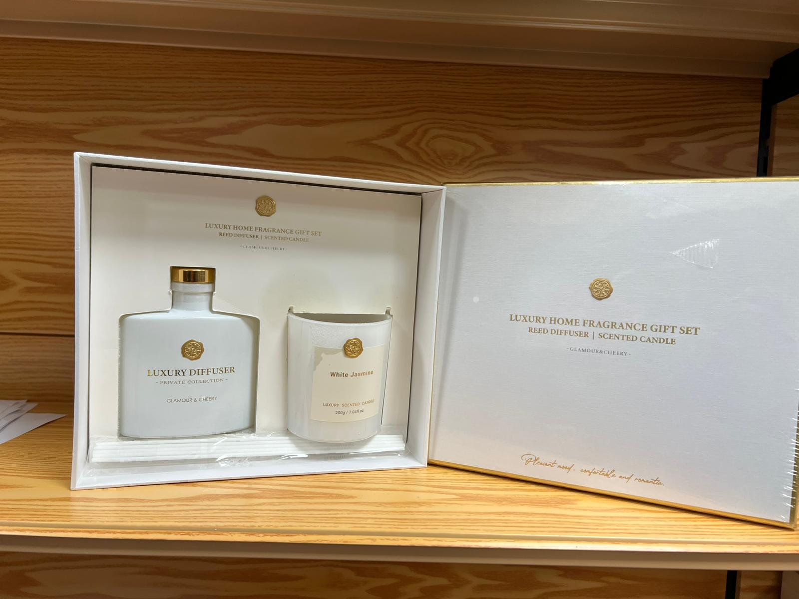 Home Fragrance Gift Set - Candle & Diffuser