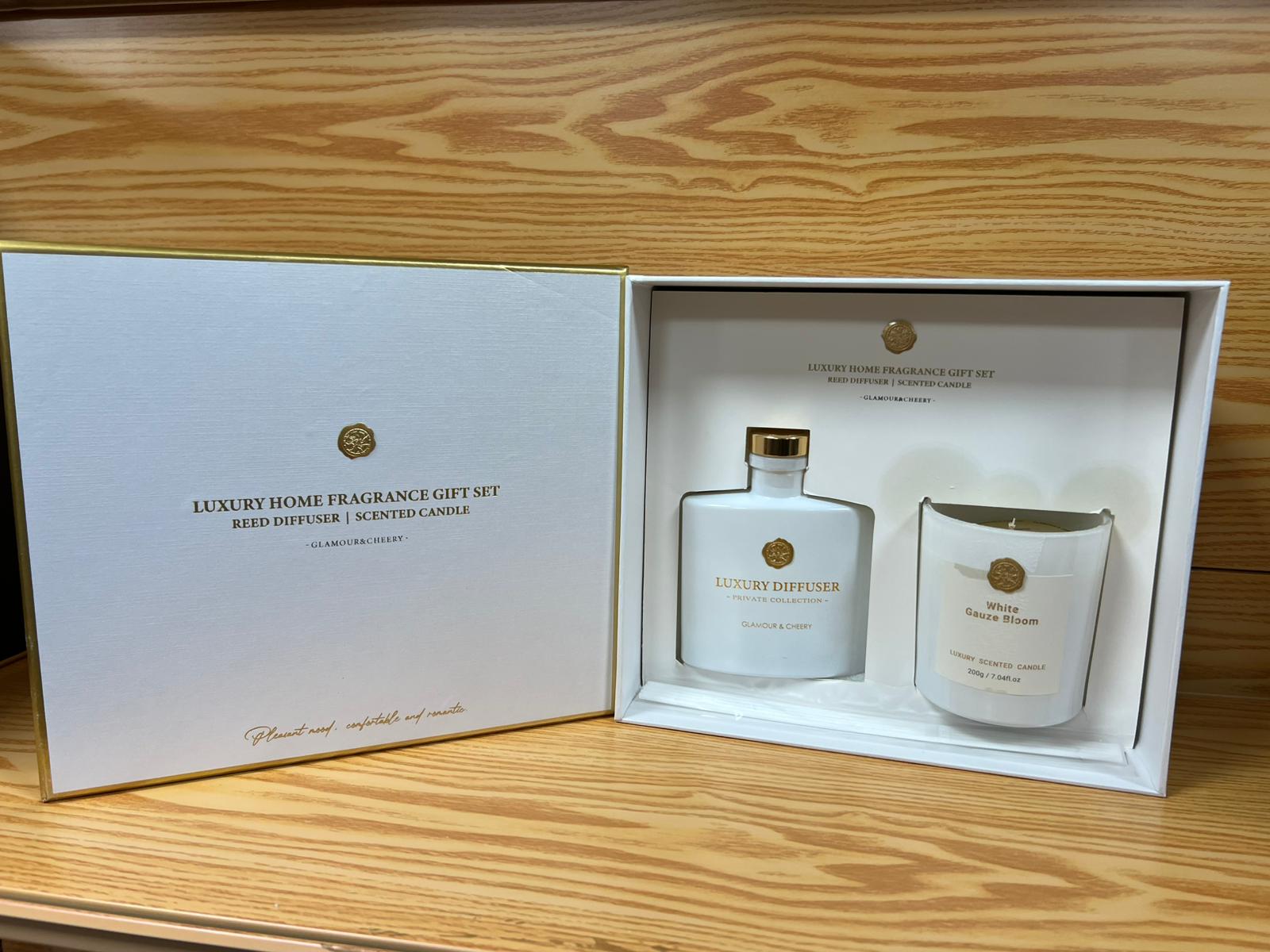 Home Fragrance Gift Set - Candle & Diffuser