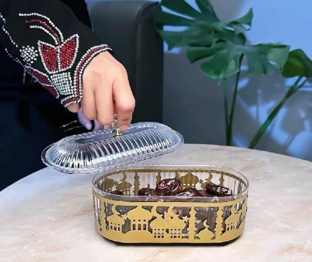 Snack Tray with Lid for Kitchen Entertaining