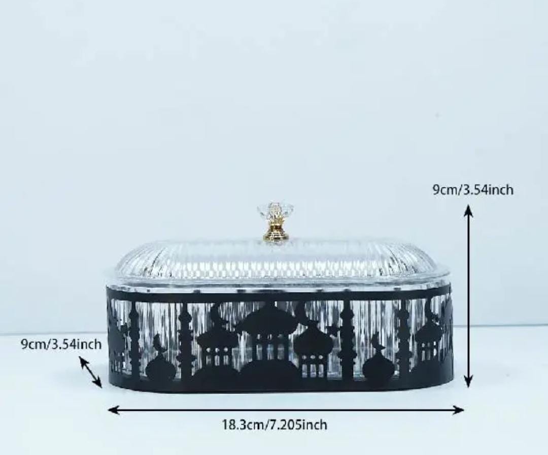 Snack Tray with Lid for Kitchen Entertaining